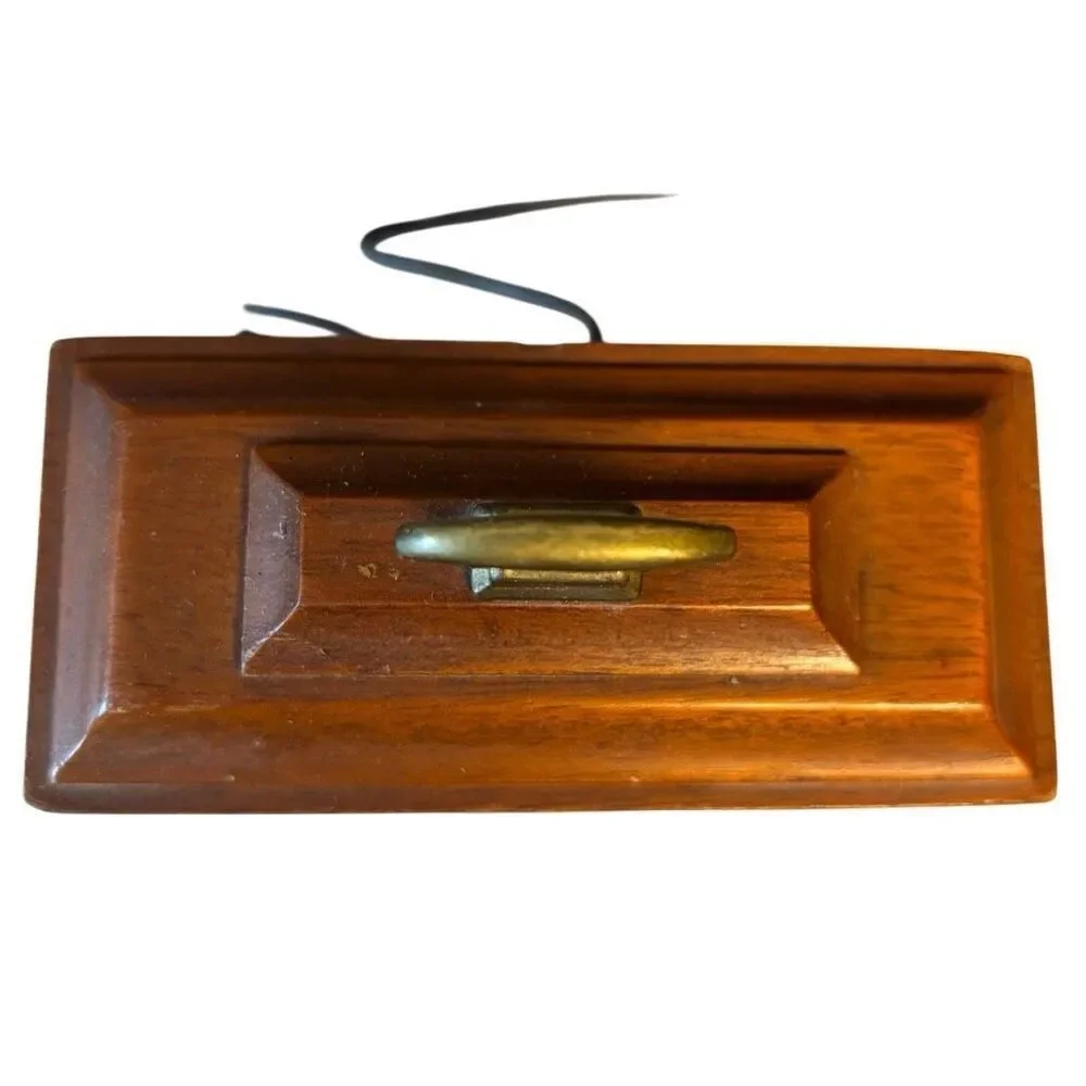 Seth Thomas Buckingham 2E Model SS10-AD Solid Mahogany Mantle Clock *Works*